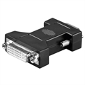 Goobay Analog VGA / DVI-I Adapter - Black