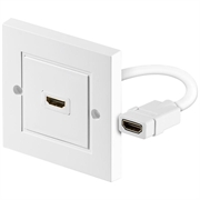Goobay HDMI 2.0 Wall Socket - White