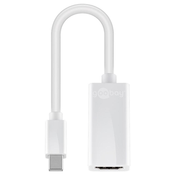 Goobay Mini DisplayPort / HDMI Adapter - White