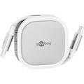 Goobay Retractable USB-C Cable - 1m, 15W