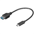 Goobay SuperSpeed USB 3.0 / USB 3.1 Type-C OTG Cable Adapter - Bulk - Black