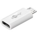 Goobay USB-C Female to Micro USB Male Adapter - White