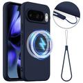 Google Pixel 10 Liquid Silicone Case - MagSafe Compatible - Dark Blue