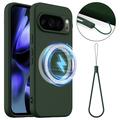 Google Pixel 10 Pro Liquid Silicone Case - MagSafe Compatible - Dark Green