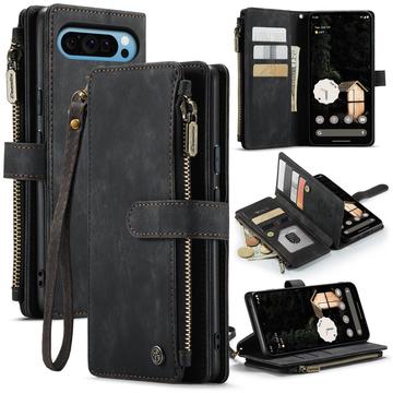 Google Pixel 10 Pro XL Caseme C30 Multifunctional Wallet Case - Black