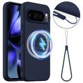 Google Pixel 10 Pro XL Liquid Silicone Case - MagSafe Compatible - Dark Blue
