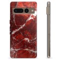 Google Pixel 7 Pro TPU Case - Red Marble