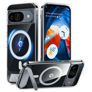 Google Pixel 9/9 Pro Torras Pstand Case - MagSafe Compatible - Transparent