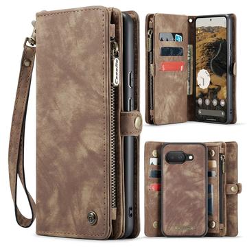 Google Pixel 9a Caseme 008 2-in-1 Multifunctional Wallet Case - Brown