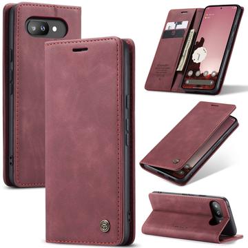 Google Pixel 9a Caseme 013 Series Wallet Case - Wine Red