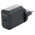 Griffin PowerBlock USB-C Wall Charger 30W - EU/UK/US - Black