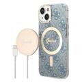 Guess 4G Edition Bundle Pack iPhone 14 Case & Wireless Charger