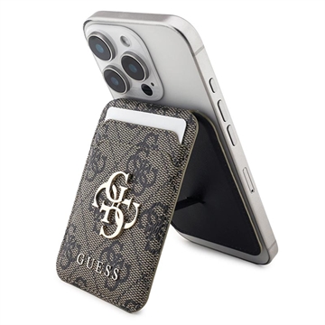 Guess 4G Metal Logo Card Holder with Stand - MagSafe Compatible