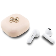 Guess 4G Metal Logo True Wireless Earphones - Pink