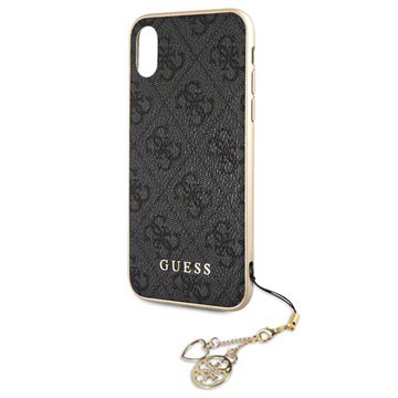 Guess Charms Collection 4G iPhone XR Case - Dark Grey