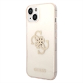 Guess Glitter 4G Big Logo iPhone 14 Plus Hybrid Case - Gold