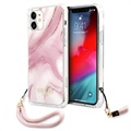 Guess Marble Collection iPhone 12 Mini Case with Hand Strap