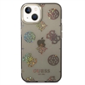 Guess Peony Glitter iPhone 14 Plus Hybrid Case