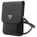 Guess Saffiano Triangle Logo Shoulder Bag