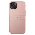 Guess Saffiano iPhone 14 Plus Hybrid Case - Pink