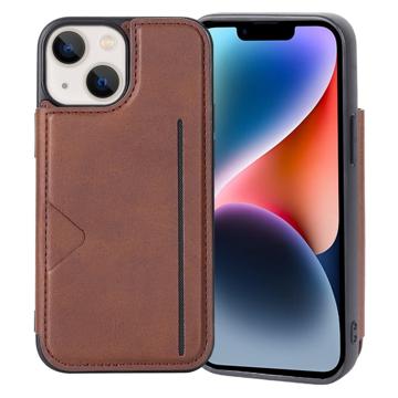 Hanman Mika iPhone 14 Plus Case with Wallet - Brown