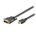 Goobay HDMI / DVI-D Cable - Gold Plated