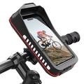 HL-176A Quick-Release Bicycle & Motorcycle Phone Holder - 7" - Black