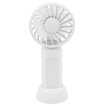HL007 Mini Handheld Fan with with 3 Speeds - White