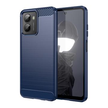 HMD Fusion Brushed TPU Case - Carbon Fiber - Blue