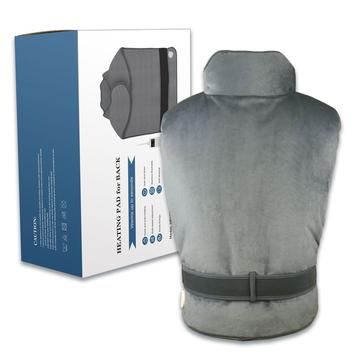 HP4076B Heating Pad Vest Wrap - Shoulder, Neck & Back - Grey