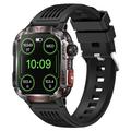 HT29 Smart Watch with Compass, Altitude Detection & Danish Language - Black