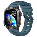 HT29 Smart Watch with Compass, Altitude Detection & Danish Language - Blue