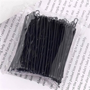 Hair Grip Barrette for Women - 100 Pcs. - Black