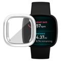 Hat Prince Fitbit Versa 3/Sense TPU Case with Screen Protector - Silver