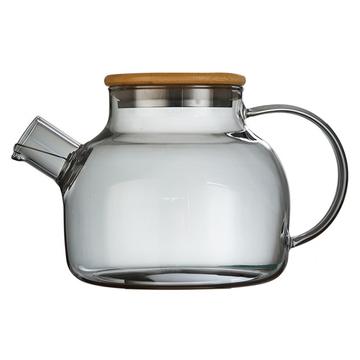 Heat-Resistant Borosilicate Glass Teapot / Water Pitcher - 600ml