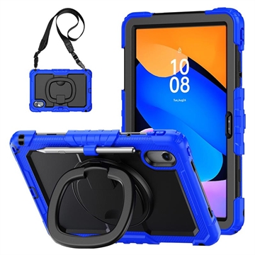 Lenovo Tab M11/Idea Tab Heavy Duty 360 Case with Hand Strap - Dark Blue