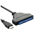 High-Speed USB-C to SATA 2.5" Cable Adapter - Black