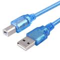 High Speed USB Printer Cable 2.0 - USB-A male / USB-B male - 1.8m - Blue