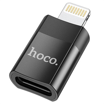Hoco UA17 Lightning/USB-C Adapter - USB 2.0, 5V/2A (Open Box - Excellent) - Black