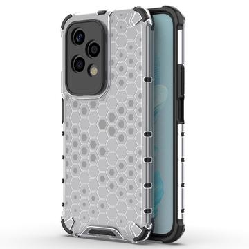 Honor 200 Lite Honeycomb Armored Hybrid Case - Grey