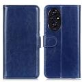 Honor 200 Wallet Case with Magnetic Closure - Blue