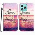 Honor 400 Lite Wonder Series Wallet Case - Never Stop Dreaming