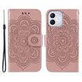 Honor 400 Lite Mandala Series Wallet Case - Rose Gold