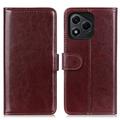 Honor 400 Lite Wallet Case Magnetic Closure - Brown
