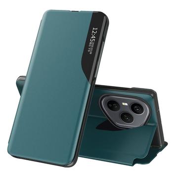 Honor 400 Pro Smart Clear View Flip Case - Green
