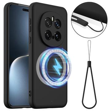 Honor Magic7 Pro Liquid Silicone Case - MagSafe Compatible - Black