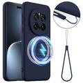 Honor Magic7 Pro Liquid Silicone Case - MagSafe Compatible - Dark Blue