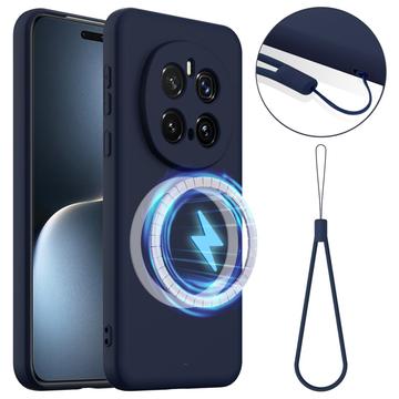 Honor Magic7 Pro Liquid Silicone Case - MagSafe Compatible - Dark Blue