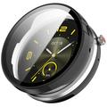 Honor Watch Fit Elegant Plastic Case with Screen Protector - Black