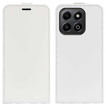 Honor X6b Vertical Flip Case with Card Slot - White